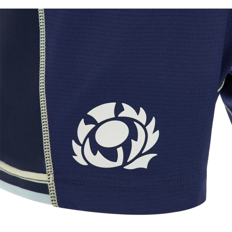 2026-2027 Scotland Rugby Home Shorts (Navy/Sand) |Product - Shorts | Macron | Absolute Rugby