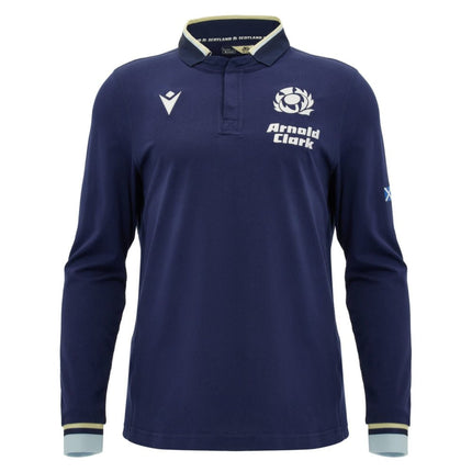 2026-2027 Scotland Rugby LS Cotton Home Shirt |Product - Football Shirts | Macron | Absolute Rugby
