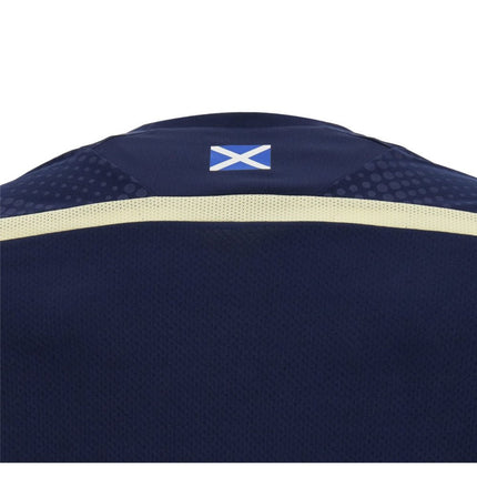 2026-2027 Scotland Rugby Poly Sleeveless Shirt (Navy) - Kids |Product - Sleeveless | Macron | Absolute Rugby