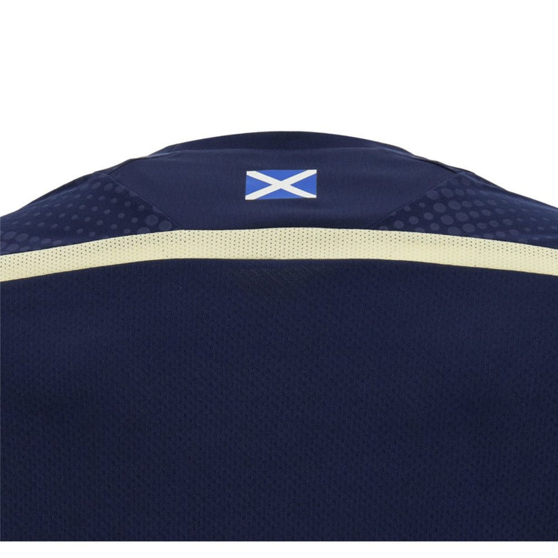 2026-2027 Scotland Rugby Poly Sleeveless Shirt (Navy) - Kids |Product - Sleeveless | Macron | Absolute Rugby