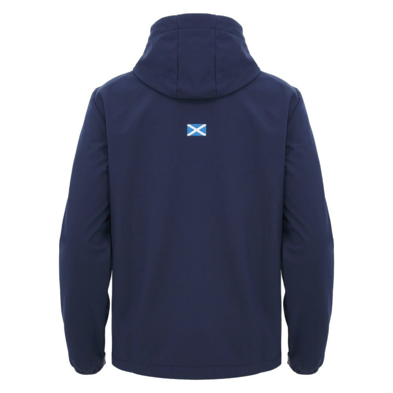 2026-2027 Scotland Rugby Softshell Jacket (Navy) - Kids |Product - Jackets | Macron | Absolute Rugby