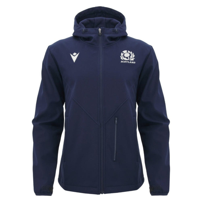 2026-2027 Scotland Rugby Softshell Jacket (Navy) - Kids |Product - Jackets | Macron | Absolute Rugby