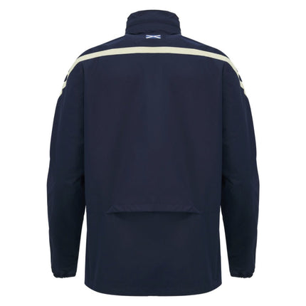 2026-2027 Scotland Rugby Training Rain Jacket (Navy) |Product - Jackets | Macron | Absolute Rugby
