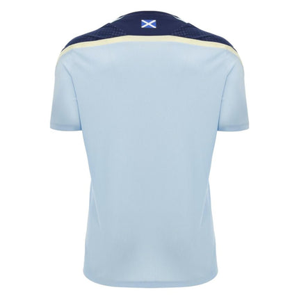 2026-2027 Scotland Rugby Training Shirt (Blue/Sand) - Kids |Product - Training Shirts | Macron | Absolute Rugby