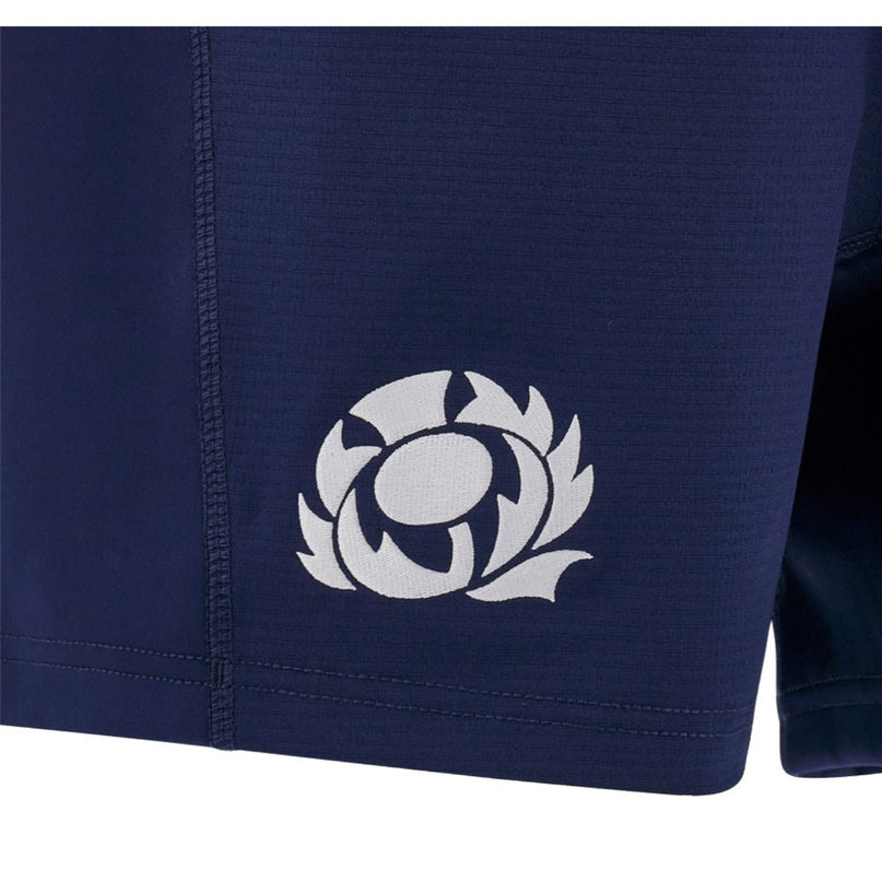 2026-2027 Scotland Rugby Training Shorts Navy |Product - Shorts | Macron | Absolute Rugby