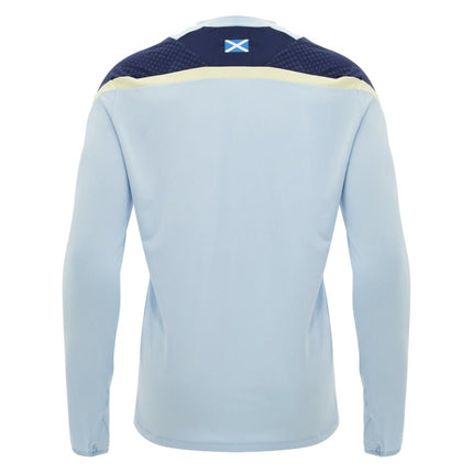 2026-2027 Scotland Rugby Training Sweatshirt (Blue) |Product - Sweat Tops | Macron | Absolute Rugby