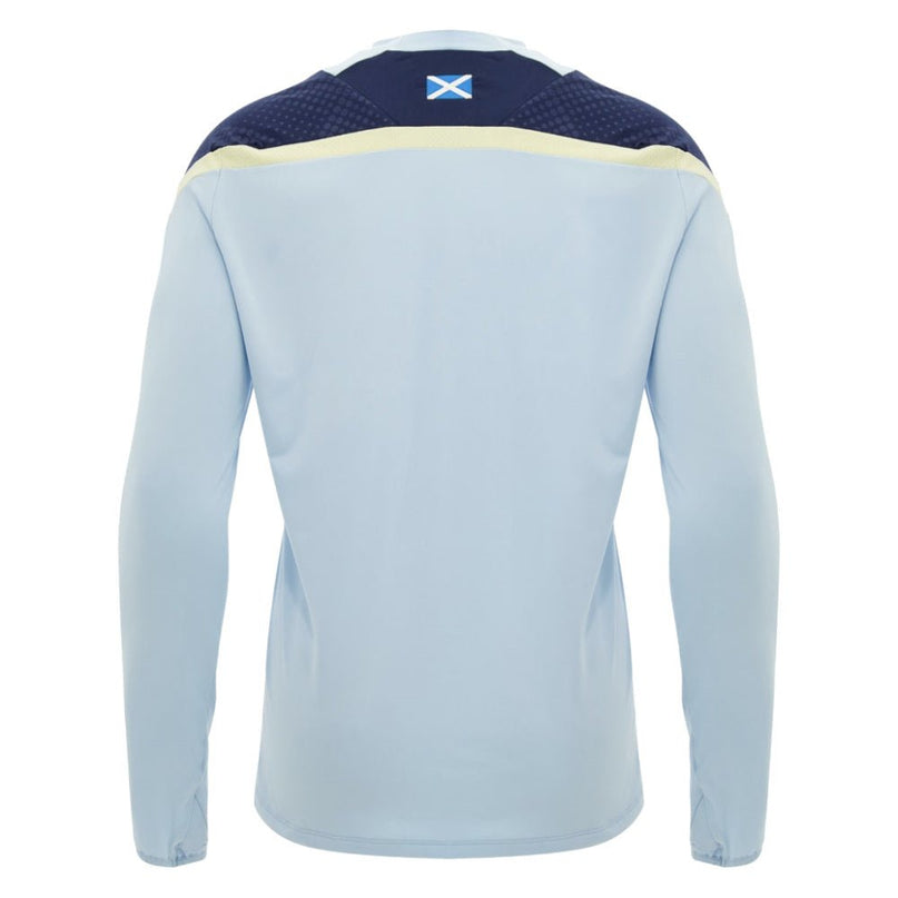 2026-2027 Scotland Rugby Training Sweatshirt (Blue) |Product - Sweat Tops | Macron | Absolute Rugby