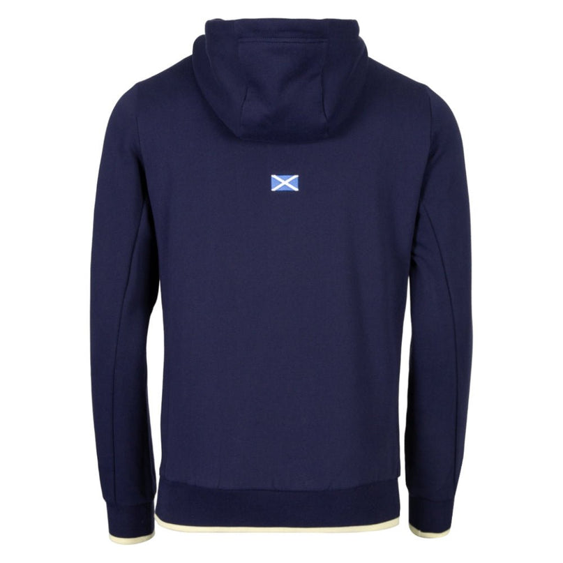 2026-2027 Scotland Rugby Travel Hoodie (Navy/Sand) |Product - Hoodies | Macron | Absolute Rugby