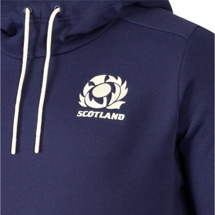 2026-2027 Scotland Rugby Travel Hoodie (Navy/Sand) |Product - Hoodies | Macron | Absolute Rugby