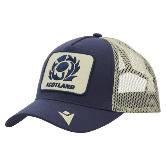 2026-2027 Scotland Rugby Trucker Cap |Product - Headwear | Macron | Absolute Rugby