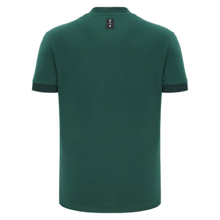 2026-2027 Wales WRU Athleisure Player Travel Tee (Green) |Product - T-Shirt | Macron | Absolute Rugby