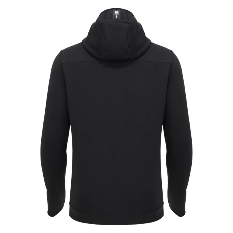 2026-2027 Wales WRU Athleisure Travel Full Zip Sweatshirt (Black) |Product - Sweat Tops | Macron | Absolute Rugby