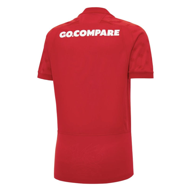 2026-2027 Wales WRU Home Rugby Poly Shirt (Womens) |Product - Football Shirts | Macron | Absolute Rugby