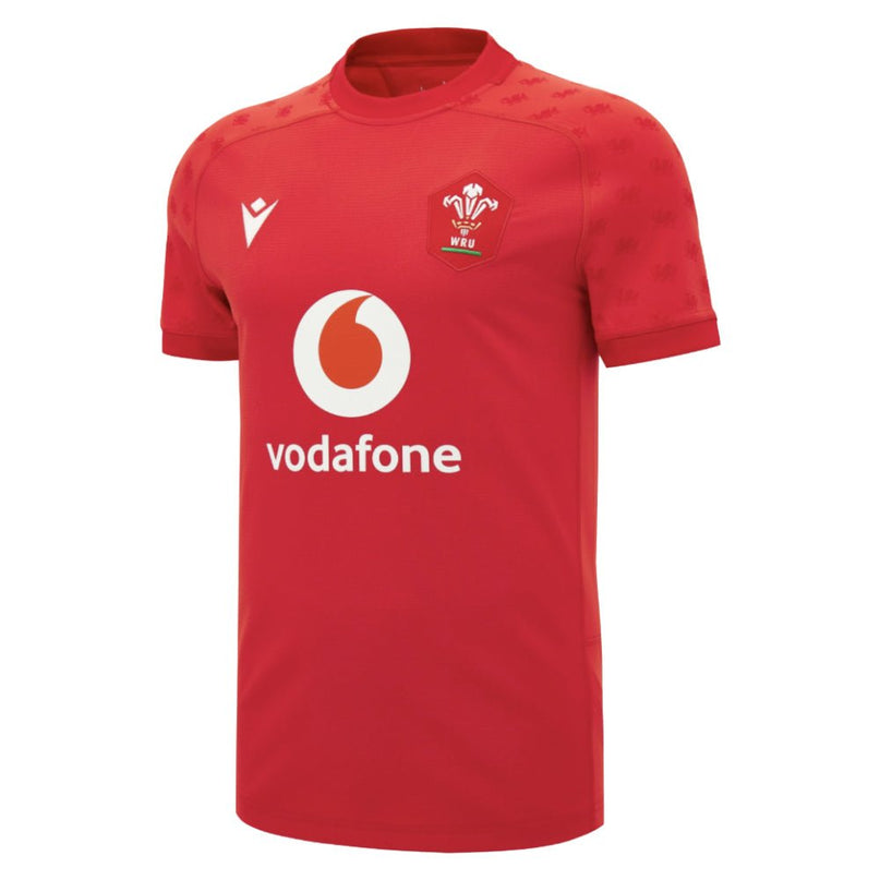 2026-2027 Wales WRU Home Slim Fit Rugby Shirt |Product - Football Shirts | Macron | Absolute Rugby