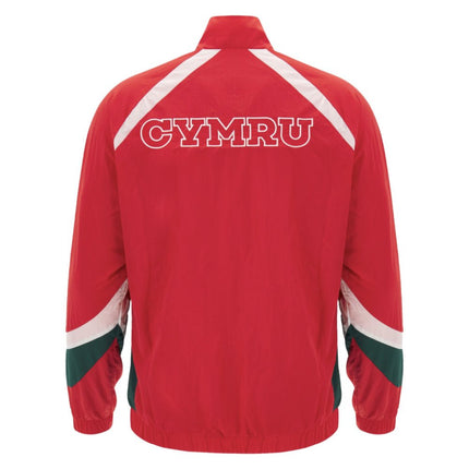 2026-2027 Wales WRU Rugby Anthem Jacket (Red) |Product - Jackets | Macron | Absolute Rugby
