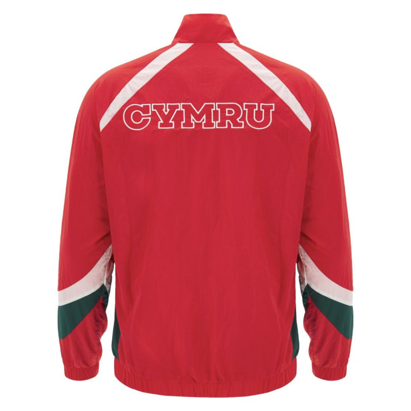 2026-2027 Wales WRU Rugby Anthem Jacket (Red) |Product - Jackets | Macron | Absolute Rugby