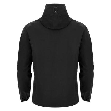 2026-2027 Wales WRU Rugby Ath Waterproof Jacket (Black) |Product - Jackets | Macron | Absolute Rugby