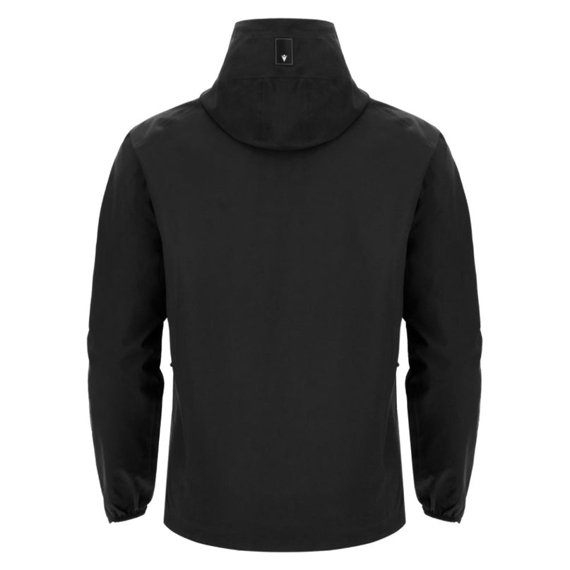2026-2027 Wales WRU Rugby Ath Waterproof Jacket (Black) |Product - Jackets | Macron | Absolute Rugby