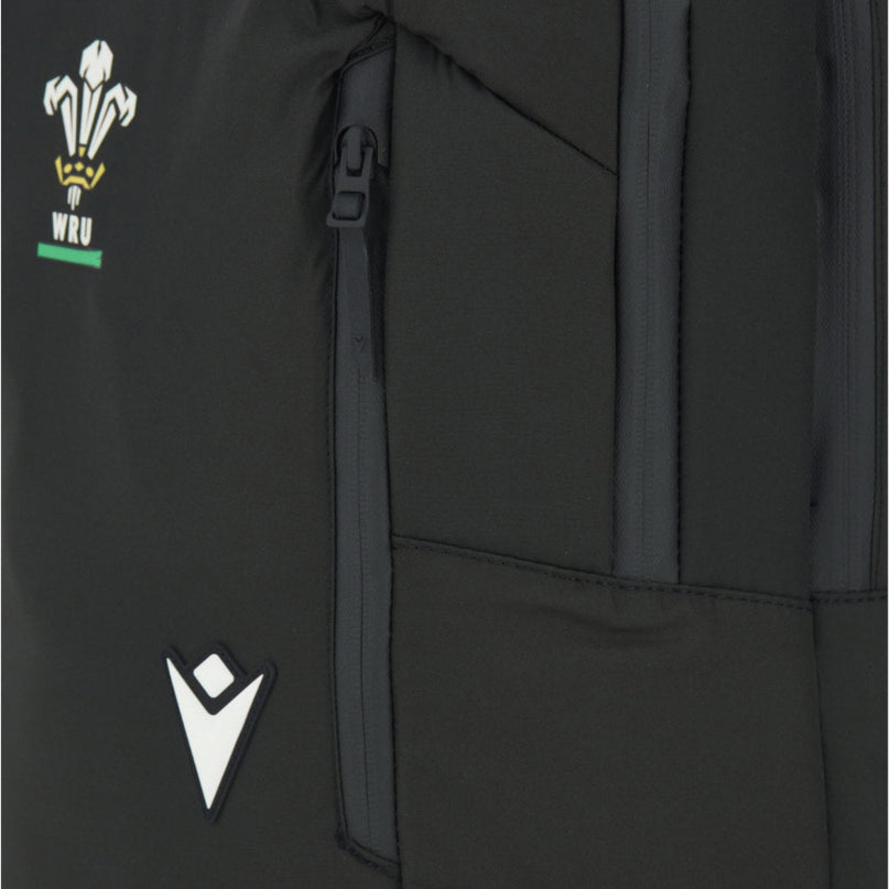 2026-2027 Wales WRU Rugby Backpack (Black) |Product - Bags | Macron | Absolute Rugby