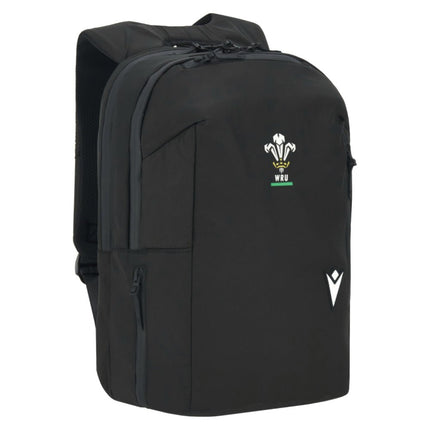 2026-2027 Wales WRU Rugby Backpack (Black) |Product - Bags | Macron | Absolute Rugby