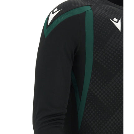 2026-2027 Wales WRU Rugby LS Training Shirt (Black) |Product - Training Shirts | Macron | Absolute Rugby