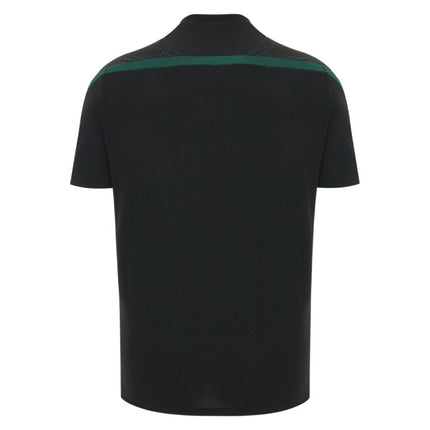2026-2027 Wales WRU Rugby Player Training Shirt (Black) - Kids |Product - Training Shirts | Macron | Absolute Rugby