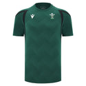 2026-2027 Wales WRU Rugby Player Training Shirt (Green) |Product - Training Shirts | Macron | Absolute Rugby