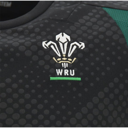 2026-2027 Wales WRU Rugby Sleeveless Training Vest (Black) |Product - Training Shirts | Macron | Absolute Rugby