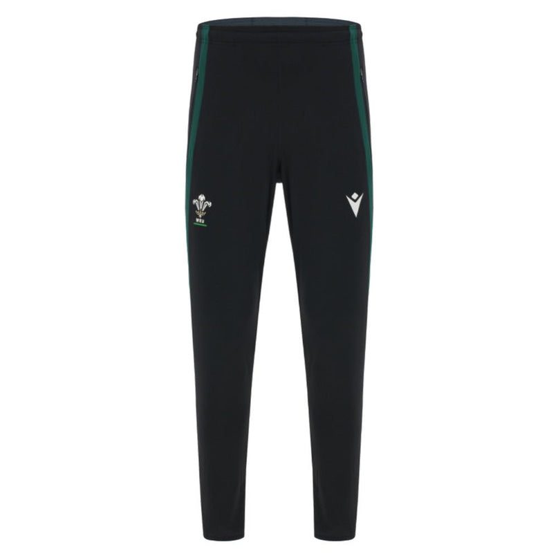 2026-2027 Wales WRU Rugby Training Pants (Black) |Product - Pants | Macron | Absolute Rugby