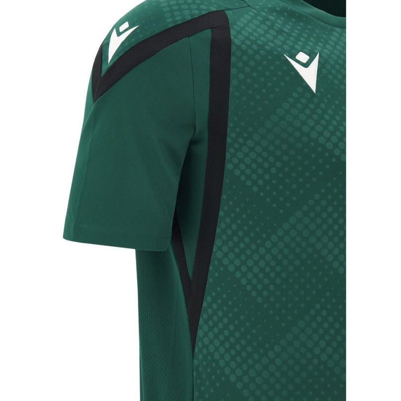2026-2027 Wales WRU Rugby Training Shirt (Green) - Kids |Product - Training Shirts | Macron | Absolute Rugby