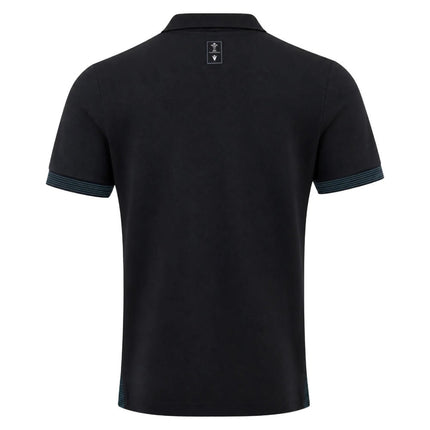 2026-2027 Wales WRU Rugby Travel Cotton Polo (Black) - Kids |Product - Polo Shirts | Macron | Absolute Rugby