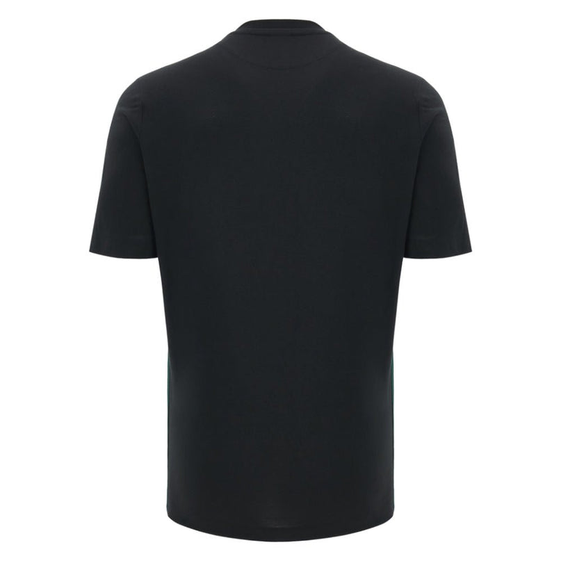 2026-2027 Wales WRU Rugby Travel Cotton T-Shirt (Black) |Product - T-Shirt | Macron | Absolute Rugby