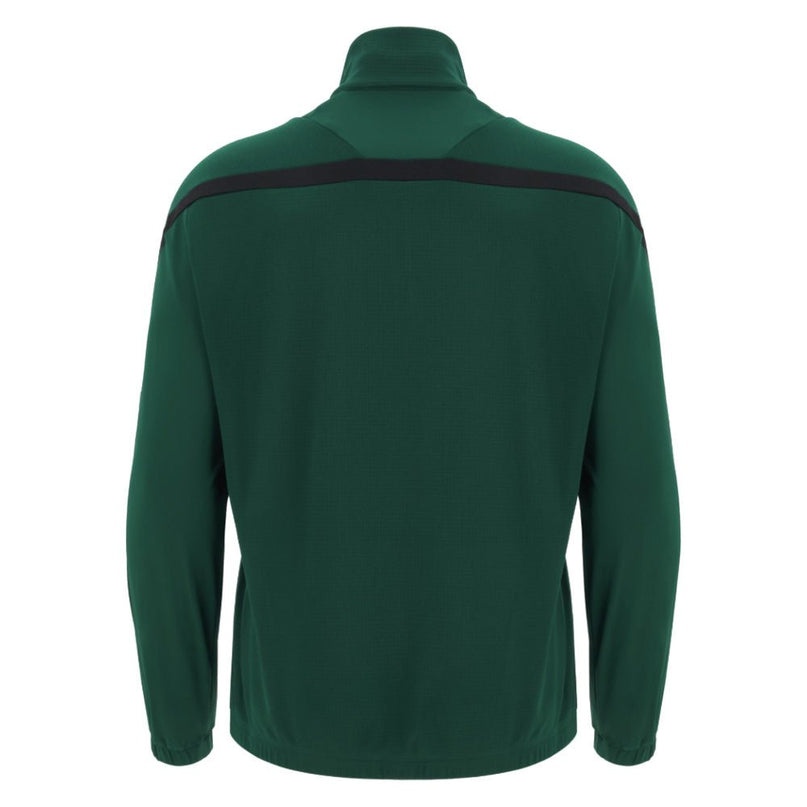 2026-2027 Wales WRU Rugby Travel Fleece 1/4 Zip (Green) |Product - Training Tops | Macron | Absolute Rugby