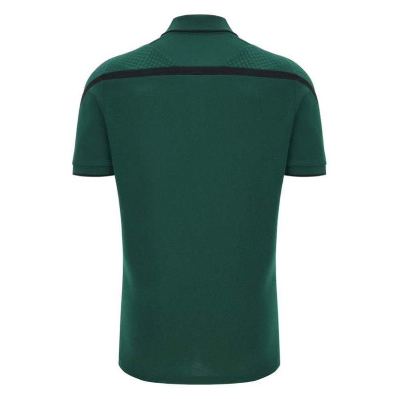2026-2027 Wales WRU Rugby Travel Polo Shirt (Green) |Product - Polo Shirts | Macron | Absolute Rugby