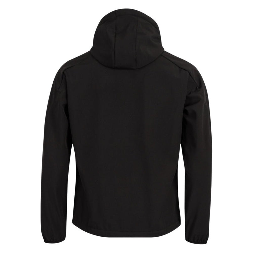 2026-2027 Wales WRU Rugby Travel Softshell Jacket (Black) |Product - Jackets | Macron | Absolute Rugby