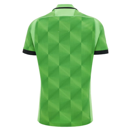 2026-2027 Wales WRU Training Rugby Shirt (Neon Green) |Product - Training Shirts | Macron | Absolute Rugby