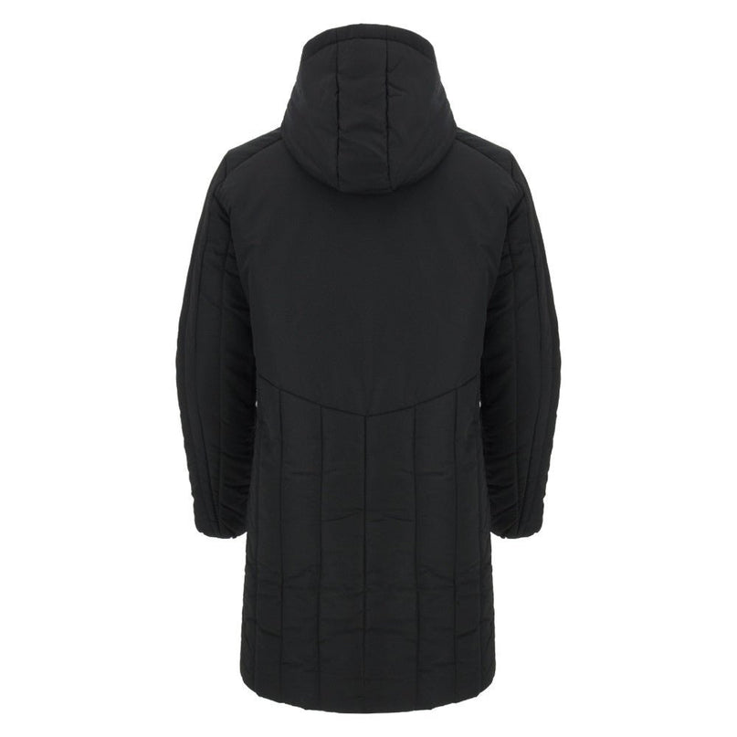 2026-2027 Wales WRU Travel 3/4 Padded Jacket (Black) |Product - Jackets | Macron | Absolute Rugby