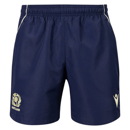 2026/2027 Scotland Rugby Bermuda Shorts (Navy) - Kids |Product - Shorts | Macron | Absolute Rugby