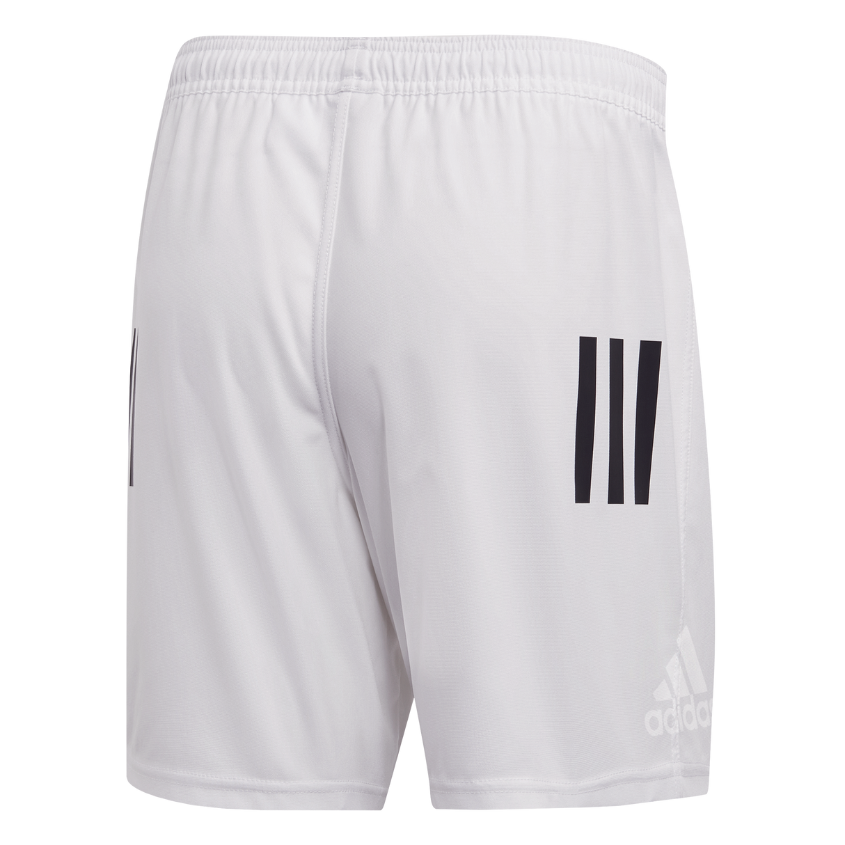 Adidas Rugby 3 Stripe Shorts - White