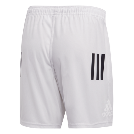 Adidas Rugby 3 Stripe Shorts - White