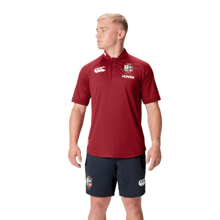 CCC British & Irish Lions 2025 Poly Polo - Red