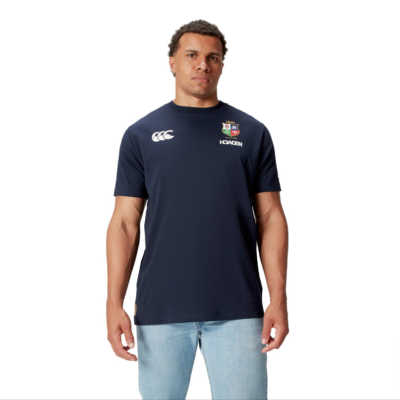 CCC British & Irish Lions 2025 Cotton T-Shirt - Navy