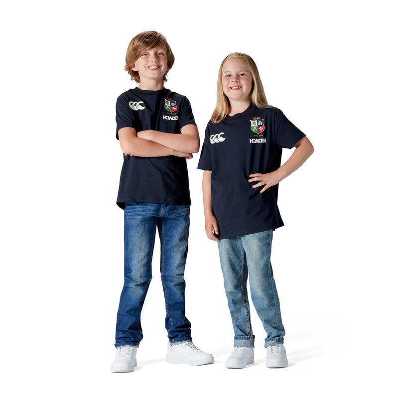 CCC British & Irish Lions Kids Cotton Jersey T-Shirt 2025 - Navy