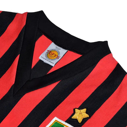 AC Milan 1979-80 Kids Retro Football Shirt |Product - Football Shirts | Toffs | Absolute Rugby