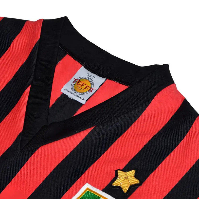 AC Milan 1979-80 Kids Retro Football Shirt |Product - Football Shirts | Toffs | Absolute Rugby