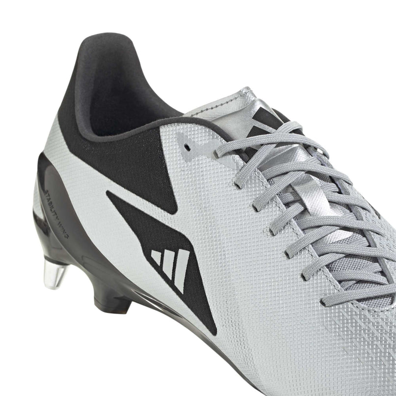 Adidas Adizero RS15 Pro Rugby Boots (SG) Silver - 24/25 |Boots | Adidas Boots | Absolute Rugby