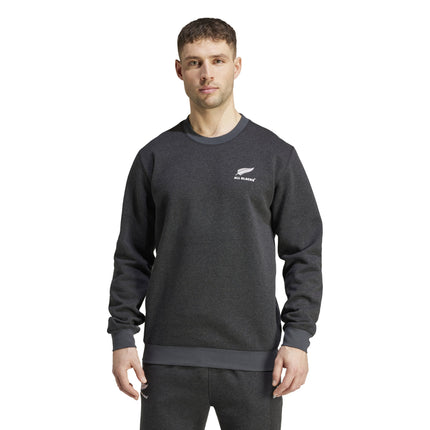 Adidas Mens All Blacks Melange Sweatshirt 24/25 |Outerwear | Adidas All Blacks 24 - 25 | Absolute Rugby