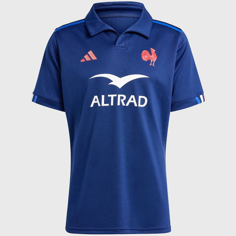 Adidas Mens France Rugby Home Replica Jersey 24/25 |Replica | Adidas FFR 24/25 | Absolute Rugby