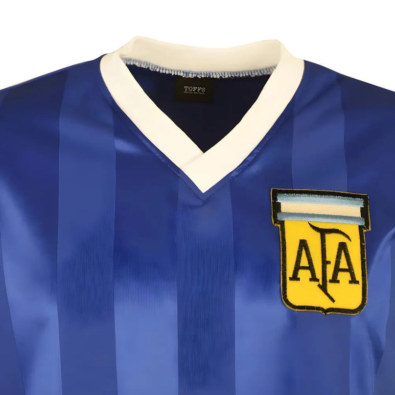 Argentina 1986 World Cup Away No 10 Football Shirt |Product - Football Shirts | Toffs | Absolute Rugby