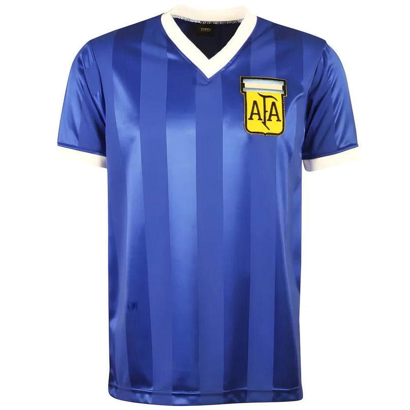 Argentina 1986 World Cup Away No 10 Football Shirt |Product - Football Shirts | Toffs | Absolute Rugby